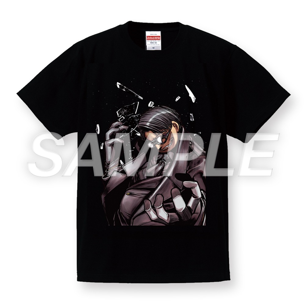 「HELLSING Tシャツ（少佐／ガラス片）」