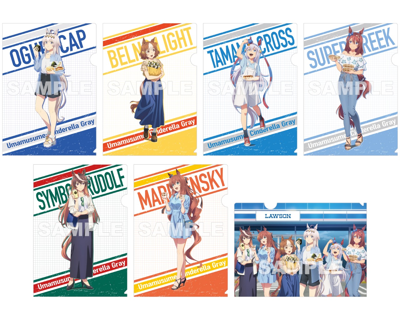 オリジナルクリアファイル全7種