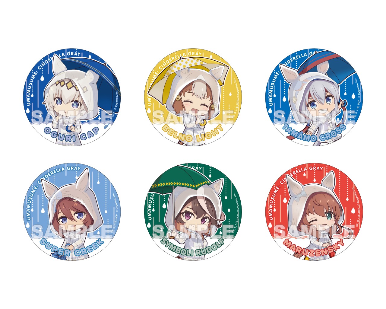 「トレーディング缶バッジ（デフォルメver）」全6種