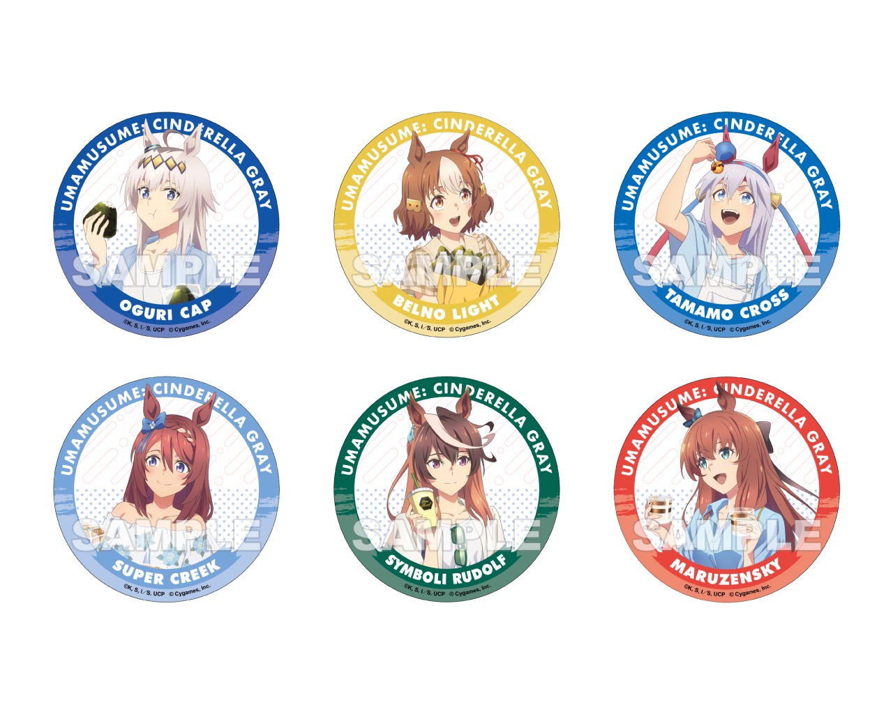 「トレーディング缶バッジ（私服ver）」全6種