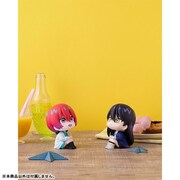 左から「るかっぷ 機動戦士Gundam GQuuuuuuX アマテ・ユズリハ（マチュ） 完成品フィギュア」、「るかっぷ 機動戦士Gundam GQuuuuuuX ニャアン 完成品フィギュア」