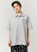 「ぬりかべ｜ポリトロビッグシルエット半袖シャツ」