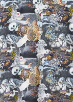 「妖怪大集合｜ビッグシルエットオープンカラーシャツ」