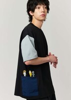 「鬼太郎と仲間たち｜サイドポケットビッグシルエットTシャツ」