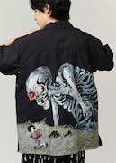 「がしゃどくろ｜ポリトロビッグシルエット半袖シャツ」