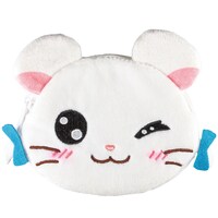 カプセルトイ「とっとこハム太郎 ふわふわフェイスポーチ」 よりリボンちゃん、