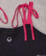 「ふたりはプリキュア ニットキャミソール ブラック:美墨なぎさ(キュアブラック)モデル」