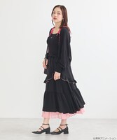 「ふたりはプリキュア ニットカーディガン ブラック：美墨なぎさ（キュアブラック）モデル」着用イメージ