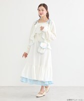 「ふたりはプリキュア ニットカーディガン ブホワイト：雪城ほのか（キュアホワイト）モデル」着用イメージ