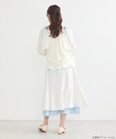 「ふたりはプリキュア ニットカーディガン ブホワイト：雪城ほのか（キュアホワイト）モデル」着用イメージ