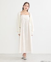 「ふたりはプリキュア ニットカーディガン ブホワイト：雪城ほのか（キュアホワイト）モデル」着用イメージ