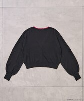 「ふたりはプリキュア ニットカーディガン ブラック：美墨なぎさ（キュアブラック）モデル」