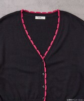 「ふたりはプリキュア ニットカーディガン ブラック：美墨なぎさ（キュアブラック）モデル」