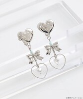 「ふたりはプリキュア イヤリング ホワイト：雪城ほのか（キュアホワイト）モデル」