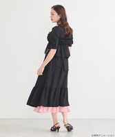 「ふたりはプリキュア レイヤードスカート ブラック：美墨なぎさ（キュアブラック）モデル」着用イメージ