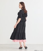 「ふたりはプリキュア レイヤードスカート ブラック:美墨なぎさ(キュアブラック)モデル」着用イメージ