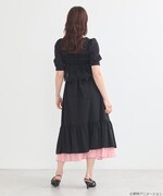 「ふたりはプリキュア レイヤードスカート ブラック:美墨なぎさ(キュアブラック)モデル」着用イメージ