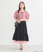 「ふたりはプリキュア レイヤードスカート ブラック:美墨なぎさ(キュアブラック)モデル」着用イメージ