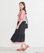 「ふたりはプリキュア レイヤードスカート ブラック:美墨なぎさ(キュアブラック)モデル」着用イメージ