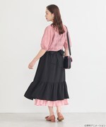 「ふたりはプリキュア レイヤードスカート ブラック:美墨なぎさ(キュアブラック)モデル」着用イメージ