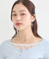 「ふたりはプリキュア ネックレス ホワイト：雪城ほのか（キュアホワイト）モデル」着用イメージ