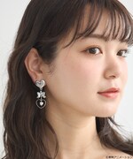 「ふたりはプリキュア ピアス ホワイト:雪城ほのか(キュアホワイト)モデル」着用イメージ