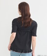 「ふたりはプリキュア 2WAYラップスカート ブラック:美墨なぎさ(キュアブラック)モデル」着用イメージ