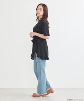 「ふたりはプリキュア 2WAYラップスカート ブラック：美墨なぎさ（キュアブラック）モデル」着用イメージ