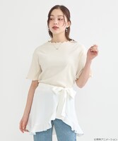 「ふたりはプリキュア 2WAYラップスカート ホワイト：雪城ほのか（キュアホワイト）モデル」着用イメージ