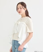 「ふたりはプリキュア 2WAYラップスカート ホワイト:雪城ほのか(キュアホワイト)モデル」着用イメージ