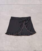 「ふたりはプリキュア 2WAYラップスカート ブラック:美墨なぎさ(キュアブラック)モデル」