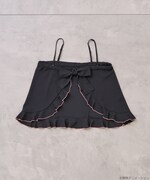 「ふたりはプリキュア 2WAYラップスカート ブラック:美墨なぎさ(キュアブラック)モデル」