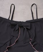 「ふたりはプリキュア 2WAYラップスカート ブラック:美墨なぎさ(キュアブラック)モデル」