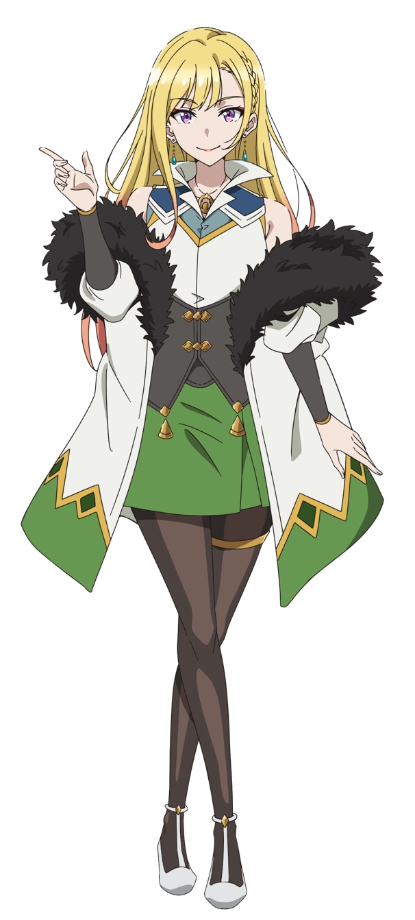 マーリン（CV：井上麻里奈）。ロイドの育ての親で大のお酒好き。美容に目がなく、美容関係の魔法を研究している。  (c)水月穹・椋野わさび／双葉社・追放された白魔導師の製作委員会