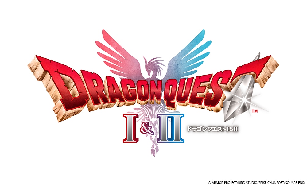 HD-2D版「ドラゴンクエストI＆II」ロゴ