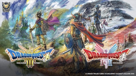 HD-2D版「ドラゴンクエストIII」と「ドラゴンクエストI＆II」のイラスト