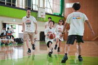 2024年にレバンガ北海道が参加したクリニックの様子 (c)LEVANGA HOKKAIDO