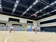 2024年に新潟アルビレックスBBが参加したクリニックの様子 (c)NIIGATA ALBIREX BB