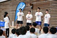 2024年に有明アリーナで行われたクリニックの様子 (c)B.LEAGUE