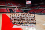 2024年に有明アリーナで行われたクリニックの様子 (c)B.LEAGUE