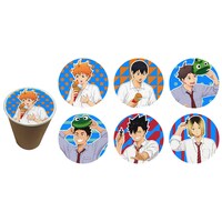 「ハイキュー!! 遊びつくせ!! in ナンジャタウン Summer version」で販売されるフォーチューンラテ（全6種)）