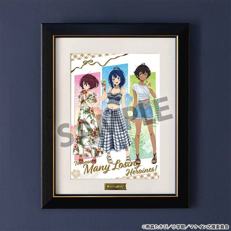 負けヒロインが多すぎる！ 描き下ろしF6キャンバスアート バカンス ver. 負けヒロインが多すぎる！ POP UP SHOP ～マケインたちの