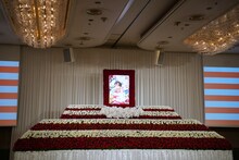 「楳図かずお サバラ！お別れの会」の祭壇