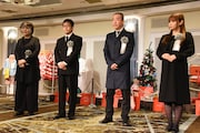左から里中満智子、伊藤潤二、高橋のぼる、中川翔子