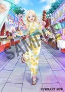 A-on STORE限定全巻購入特典の描きおろしイラスト(三俣チョコ)使用A3 布ポスター&アクリルキーホルダー ※イラストはデザイン前のもの