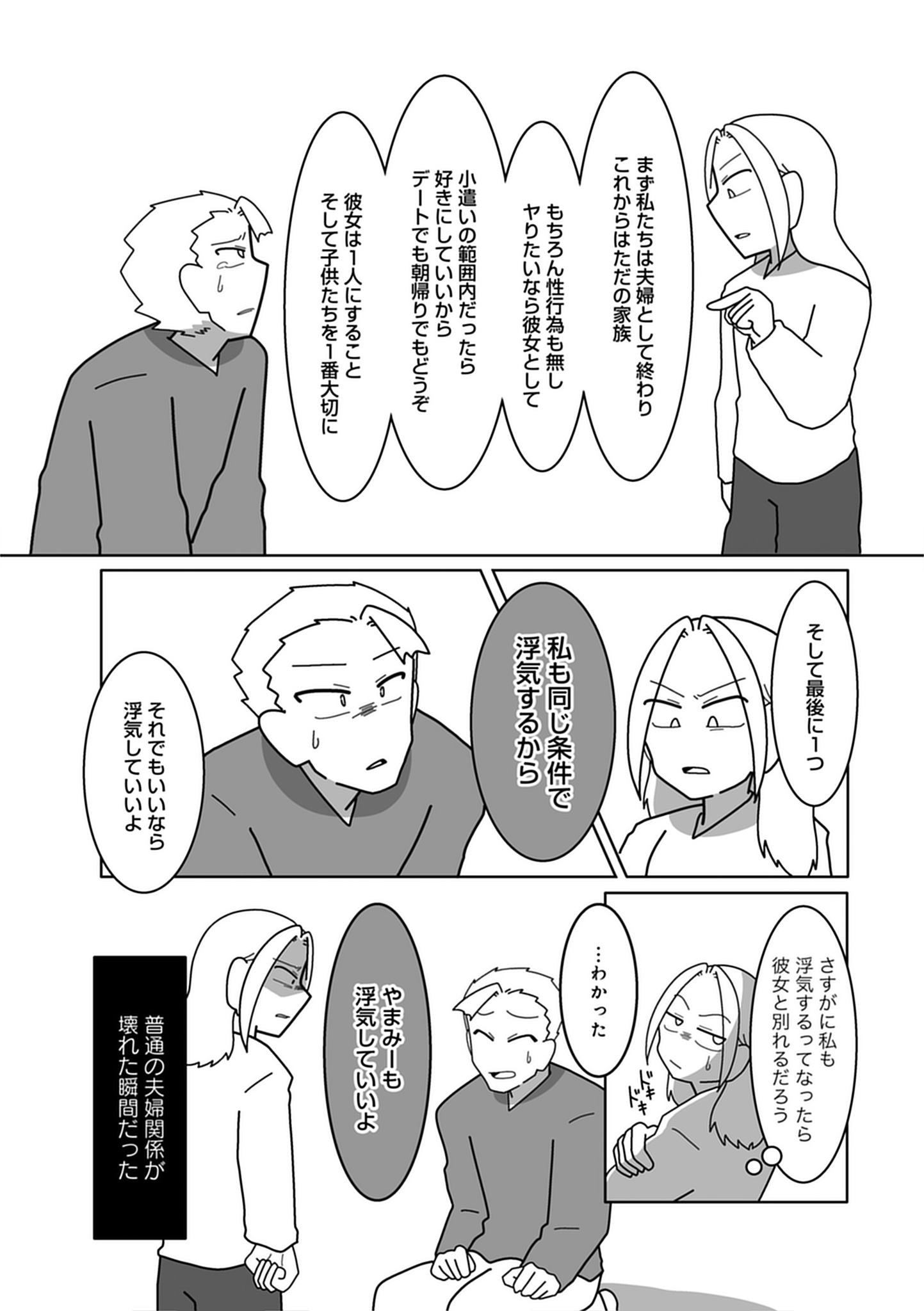 「浮気公認夫婦です。私たちの歪んだ結婚生活」より