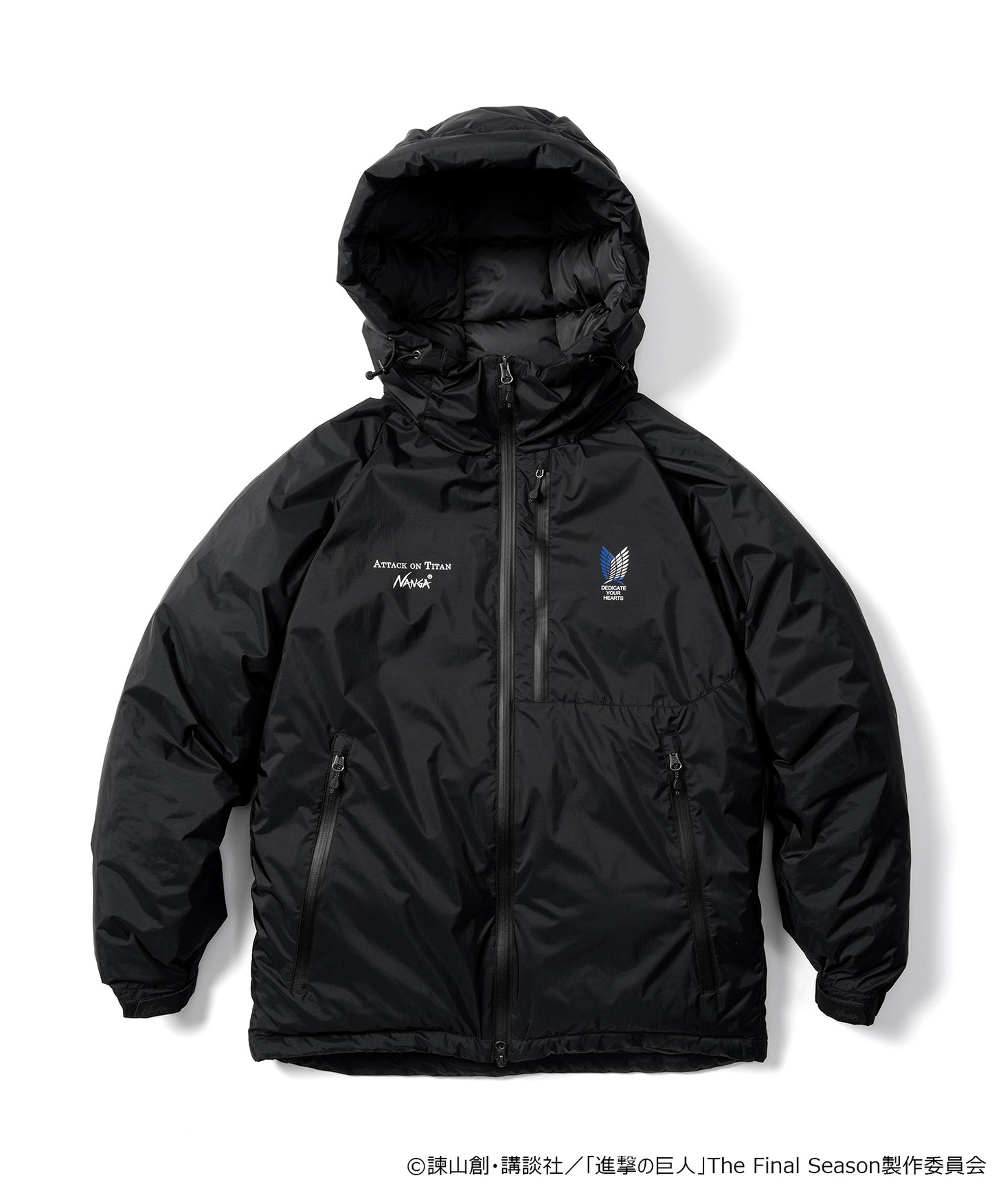「進撃の巨人 × NANGA AURORA DOWN JACKET（LEVI）」