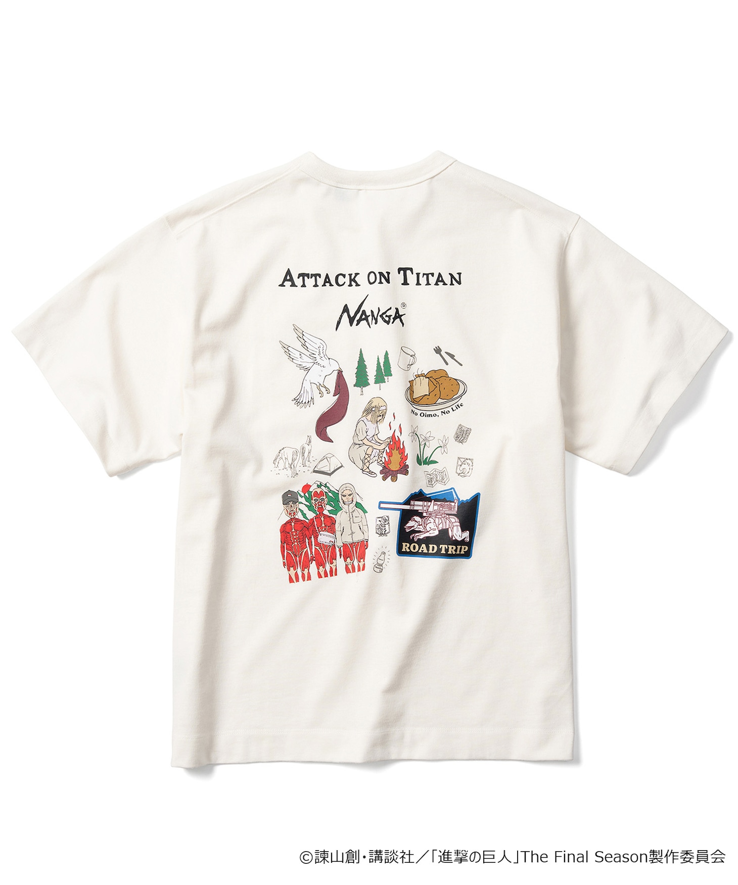 「進撃の巨人 × NANGA TEE」