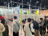 「士郎正宗の世界展～『攻殻機動隊』と創造の軌跡～」東京会場の様子