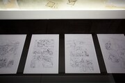「士郎正宗の世界展~『攻殻機動隊』と創造の軌跡~」東京会場の様子